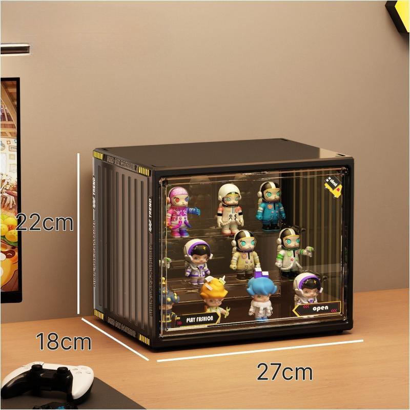 

Large Acrylic Organizer for Action Figures Collectible Toys Blind Box Desktop Storage Containerized Design Clear Organizer Box