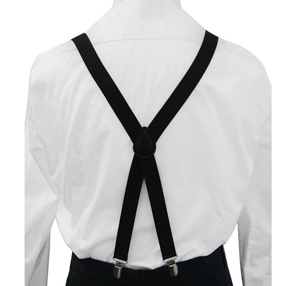 50mm Wide Suspenders Strap Clip X Type Elastic Heavy Duty Men S Strip Sling Decor