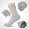 Mori Girl Literary Lace Trim Socks: Korean & British Style, Hollow JK Japanese Academy, Two-Way Ruffle Women's Socks.