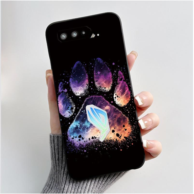 Casing For Asus Rog Phone 5 Rog 5s ZS673KS ZS676KS Case Luxury Dragon Cute Cool Boys Girls Soft Black Matte Silicone Back Cover