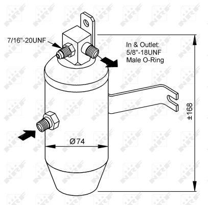 Nrf Drier 33145 Rozmiar 2