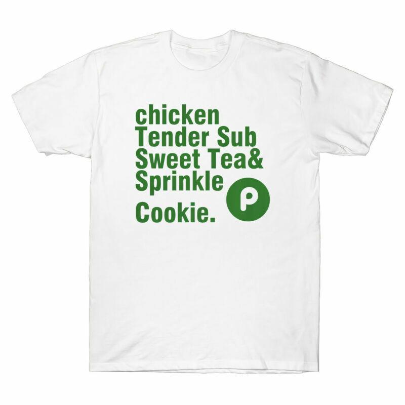 

Chicken Tender Sub Sweet Tea Sprinkle Cookie Funny Men039;s T Shirt Graphic Tee Unisex T-Shirt XXXXL