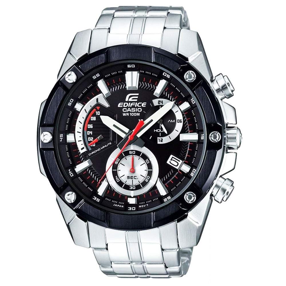 

Часы-хронограф Casio Edifice с водозащитой 100 м и салфеткой из микрофибры 13x13 см EFR-559DB-1AVUDF Мужские (Импортный)