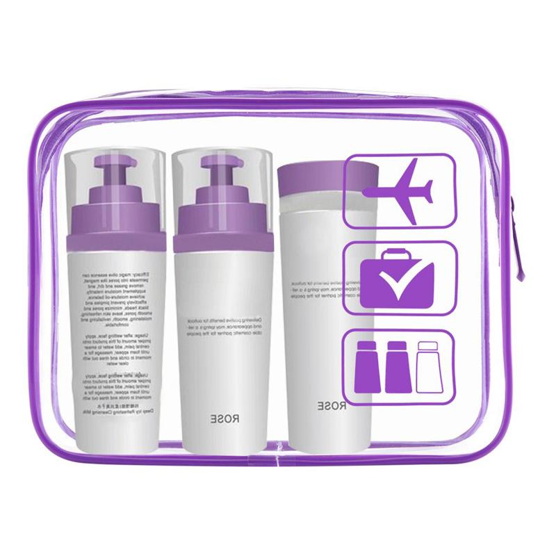 Borsa Organizzatore Trasparente con Cerniera per Trucco Scatola da Viaggio Uomo Donna Borsa Trasparente per Cosmetici Impermeabile Custodia per Articoli da Toeletta Lavaggio Trucco