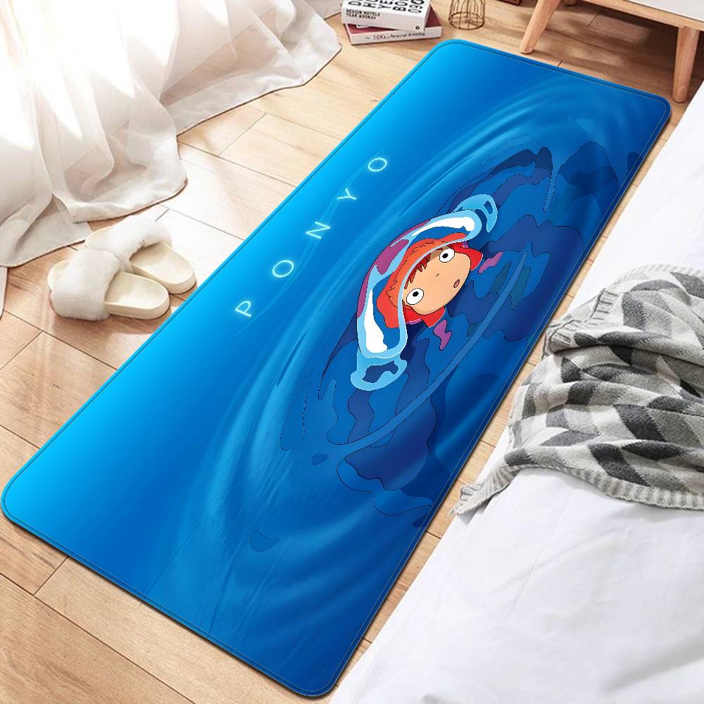 Tappetino Rettangolare Antiscivolo Morbido per Casa P-Ponyo Film Sulla Scogliera Anime Tappetino per Ingresso Interno Esterno Benvenuto