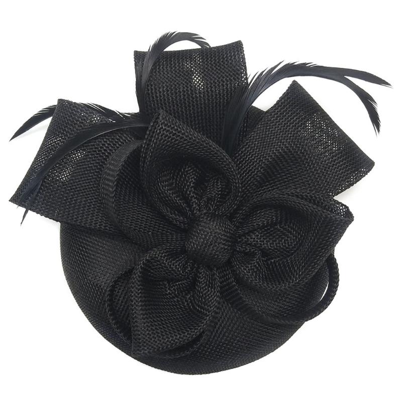 Fashion Elegant Fascinator Hat Decorative Flower Headpiece With Adjustable for Weddings Teas Parties Event