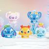 TOP TOY Disney Stitch and Bouncy Plush Pendant Gachapon Blind Box Figure Plastic Model Premium Toy Birthday Gift Stitch Character Collectible