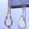 Versatile Bead Chain Thangka Buddha Brand Fox Fairy Bead Chain, Fashion Necklace, Bead Sweater Chain Chalcedony