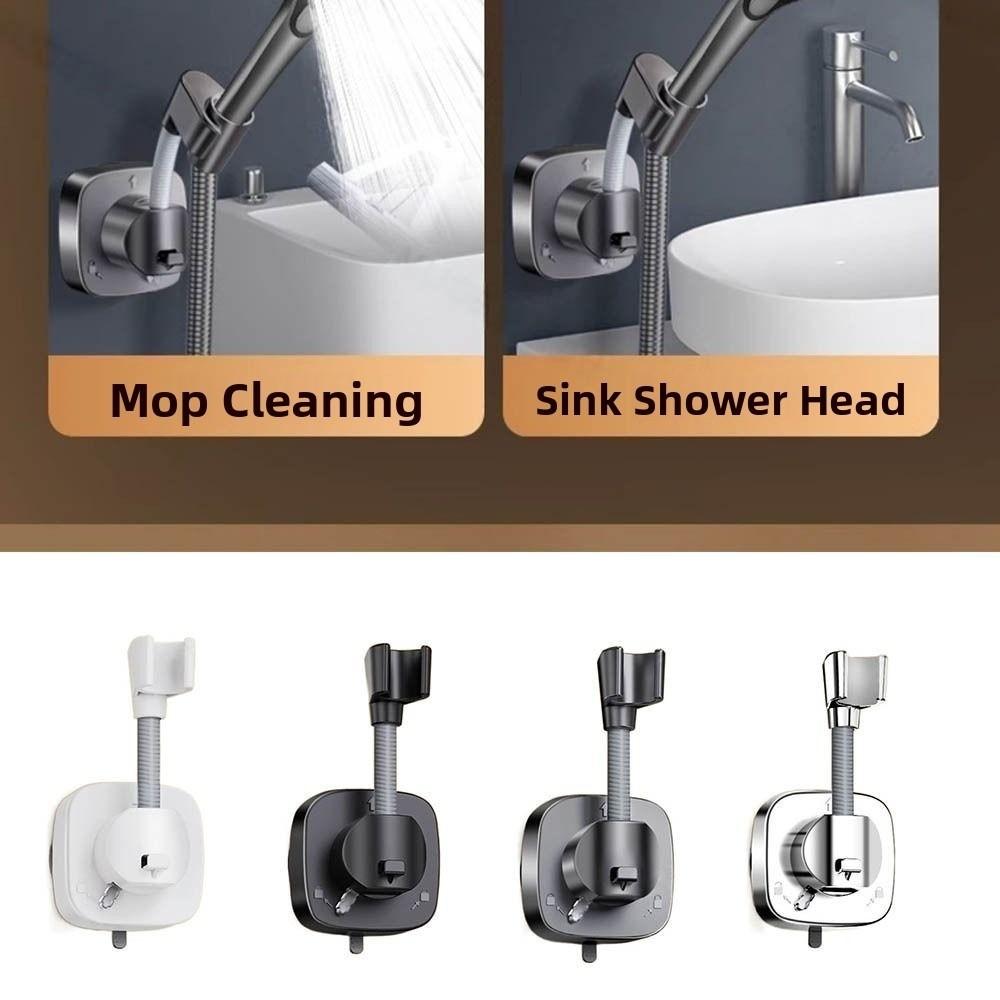 Suction Cup Suction Cup Shower Head Holder Wall Mounted Shower Fixed Base  Bathroom Supplies