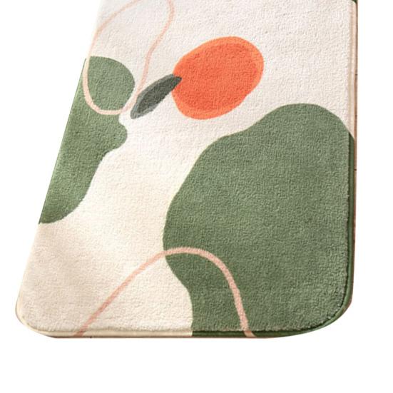 Blatt-Buchstaben-Druck, dicker weicher Teppich, Bodenmatte, Teppich, Kissen, Schlafzimmer-Dekoration