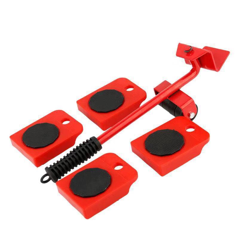 Heavy-Duty Furniture Moving Pulley System - Labor-Saving Tool for Bed and Object Relocation