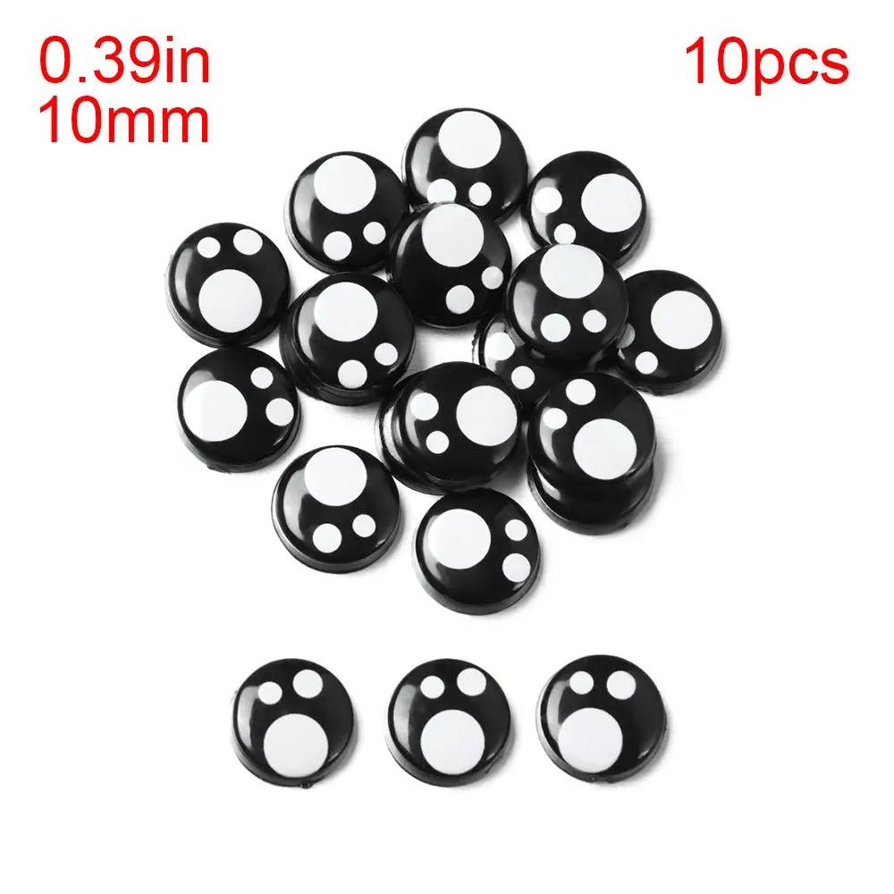 20/40pcs Black Kids DIY Toys Children Plush Doll Accessories Safety Eyes Puppet Crafts For White Bear