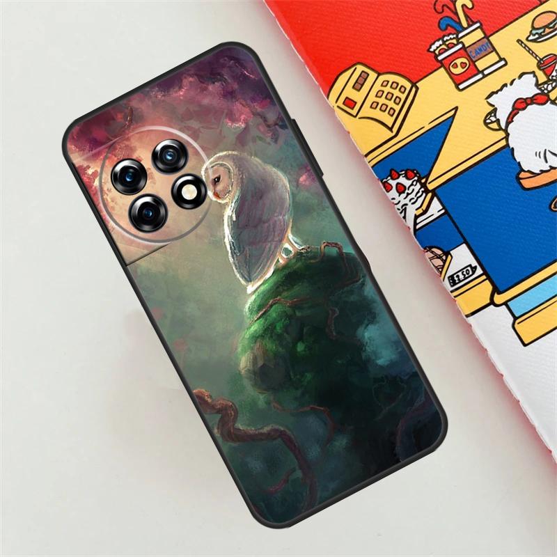 Owl Watercolor Animal Case For OnePlus Nord CE 4 3 2 Lite N10 N20 N30 OnePlus 12 11 9 10 Pro 10T 9R 10R 12R Cover