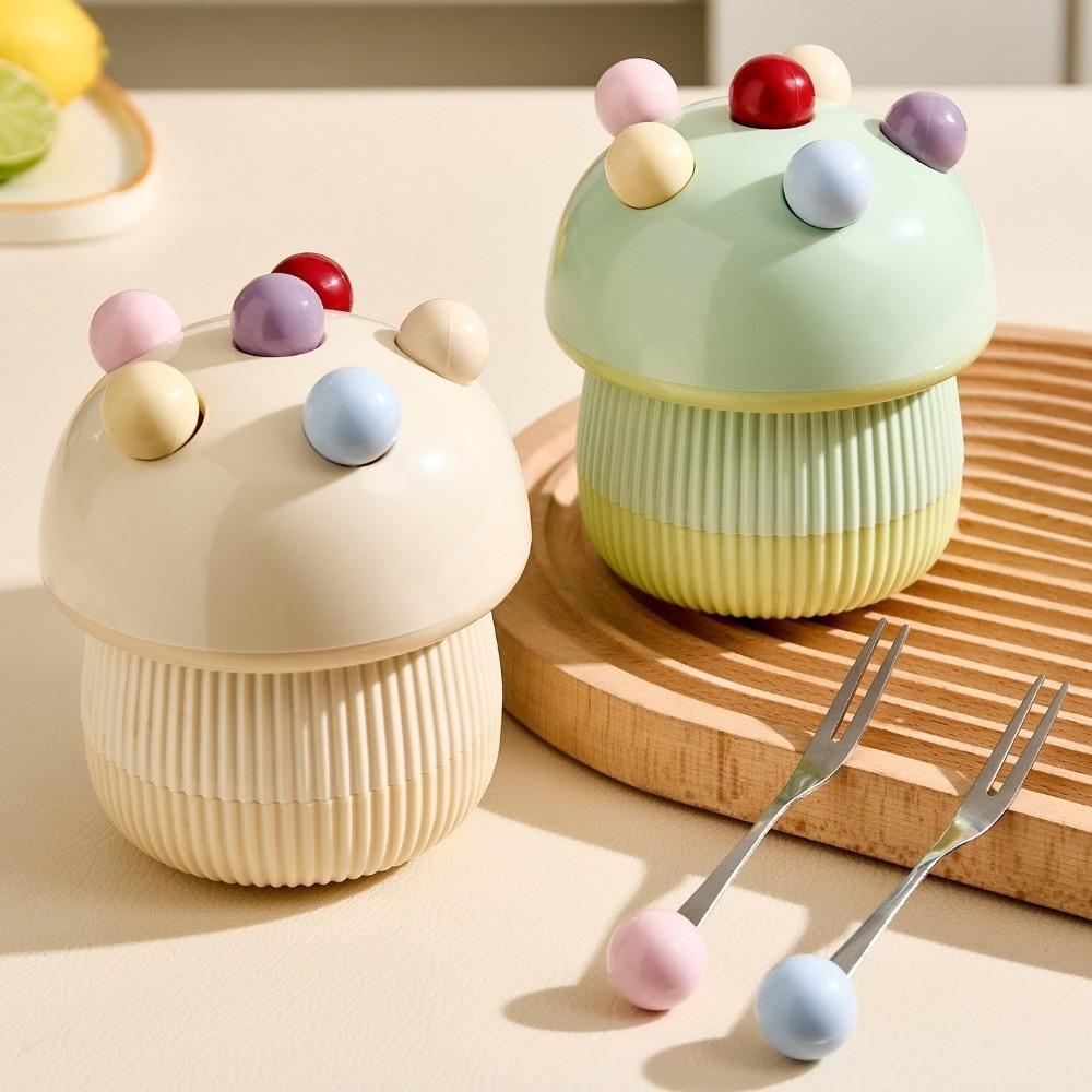 Stainless Steel Dessert Salad Fork Anti-scald Fruit Receipt Jar  Restaurant Use