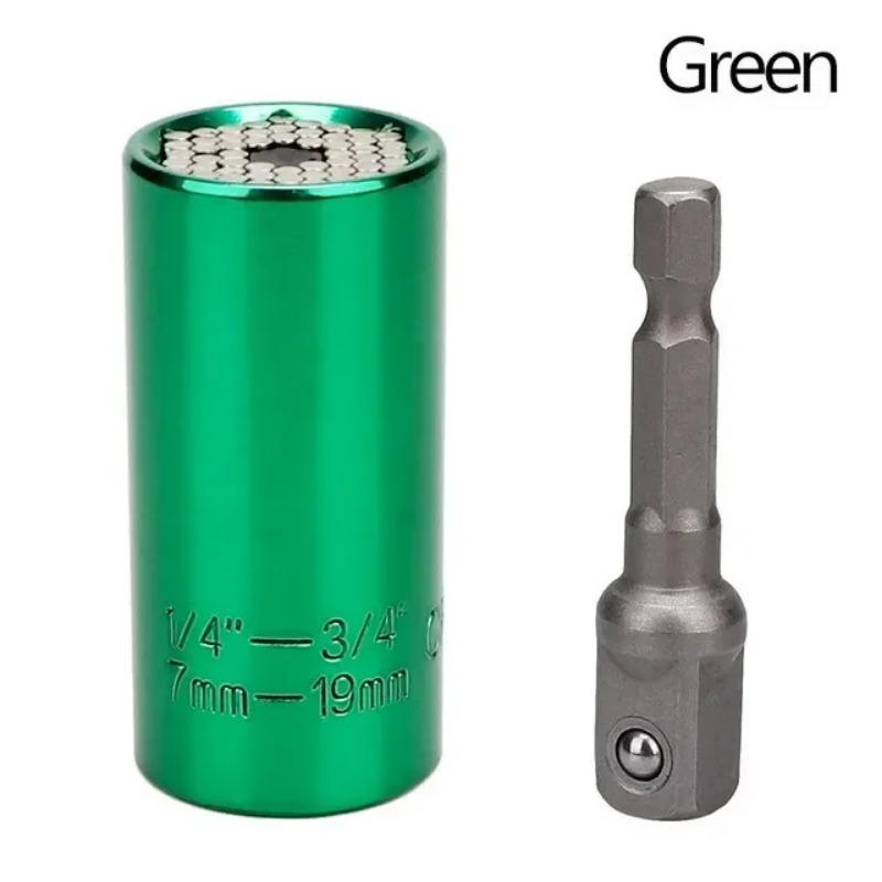 Onnfang 7-19/11-32mm Universal Ratchet Wrench Universal Socket Head, Household Socket Power/Hand Tool Wrench