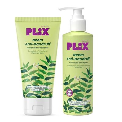 THE PLANT FIX Neem Anti-Roos Geavanceerde Kit Shampoo 200ml, Conditioner 175ml