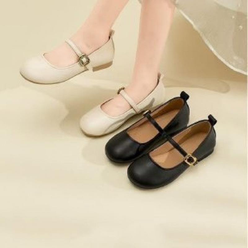 2025 Spring and Autumn New Flat-soled Single Shoes Women's Word with Shallow Mouth Mary Jane Shoes Fashion Women's Shoes One Piece