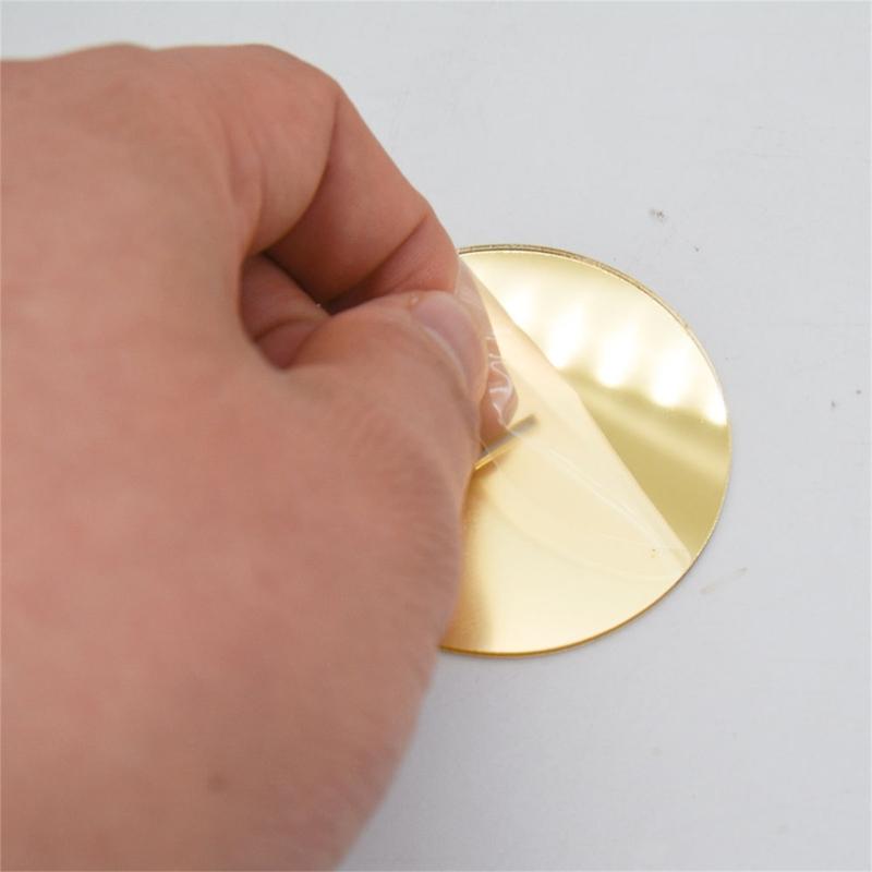 10pcs Wedding Table Numbers Gold Mirror Acrylic Signs Reception Number Decor X3UC