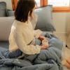 New Summer Quilt with Cooling Fabric Double Sides Cooling Blanket for Bed Silky Air Condition Comforter Home Lightweight Cooled
