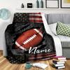 Football Home Custom Blankets Comfortable Soft Portable Allseason Multipurpose Blanket For Picnics Sofas Offices Beds Living Rooms Suitable As Gifts
