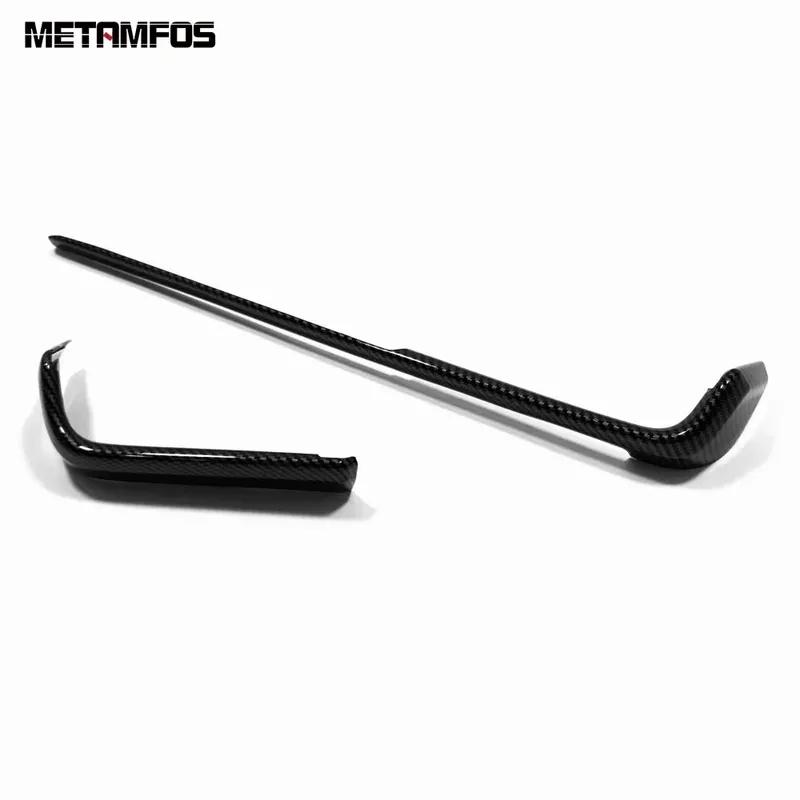Center Console Dashboard Air Vent Outlet Cover Trim For Toyota Highlander Kluger XU70 - 2024 Carbon Fiber Accessories