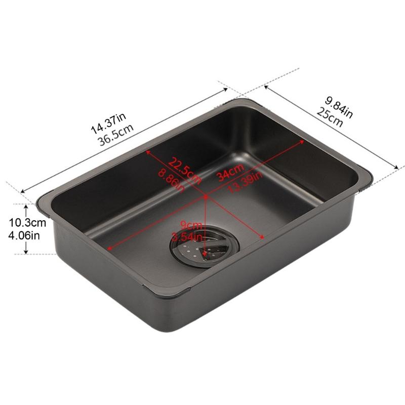 Dishwashing Sink Stainless Steels Wash Basin Picnics Wash Hand Washing Tank Outdoor Camping Kitchen Supply Easy To Use