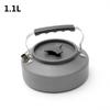 1.1/1.6L Outdoor-Kessel Aluminiumlegierung Topf Reisepfanne Teekanne Kaffee Geschirr Kochgeschirr für Wandern Camping Kochgeschirzzubehör