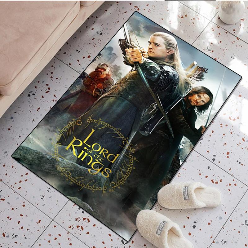 The Lord Of The Rings Carpet Office Decorative Carpet For Living Room Bedroom Door Mat Floor Rug Computer Chair Area Rug