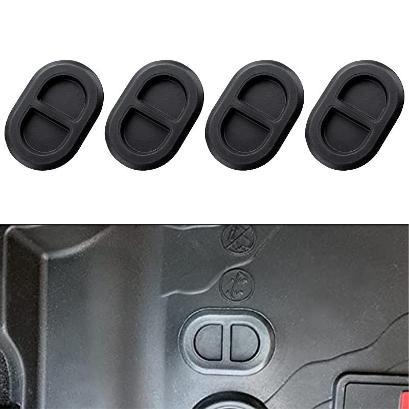 4xRubber Floor Pan Drain Rubber Plug 68194821AA For Jeep Wrangler JK JL 2014 2015 2016 2017 2018