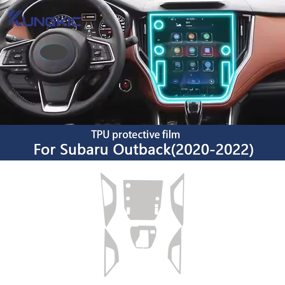 Für Subaru Outback 2020 2021 2022 Auto Innenraum Mittelkonsole Transparent Kratzfest Reparaturaufkleber TPU Schutzfolie