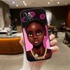Chica Poppin Black Girl Phone Case for Xiaomi Poco C40 C51 C50 C55 C65 C71 C75 C85 F8 F7 F6 F5 F3 F2 X7 X6 X4 X3 M7 M6 M5 M4 M3 M2 Pro