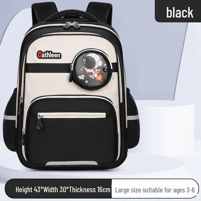 Ultra-Light, Large-Capacity Spine-Protective Schoolbag for Grades 3-6 – Unisex Children's Backpack