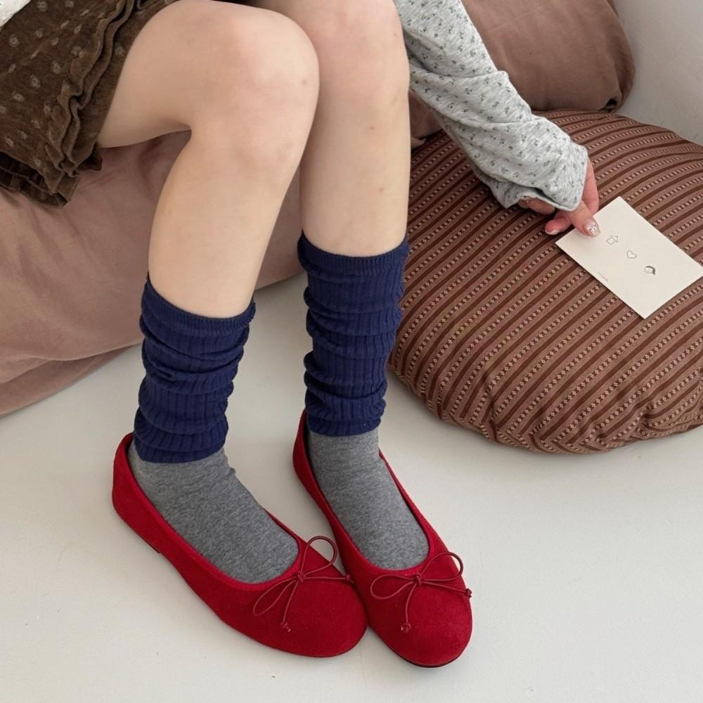 Breathable Cotton Socks Soft Winter Loose Socks New Knee-socks For Women