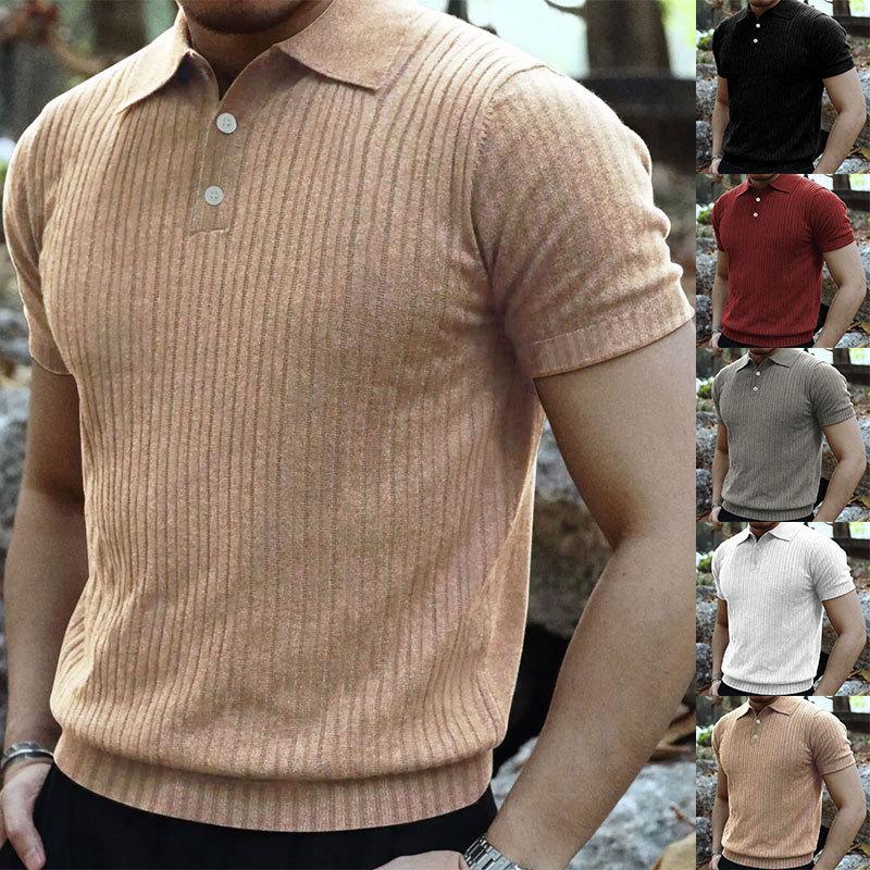 Summer Business Light Mature Style Short Sleeved Men's High