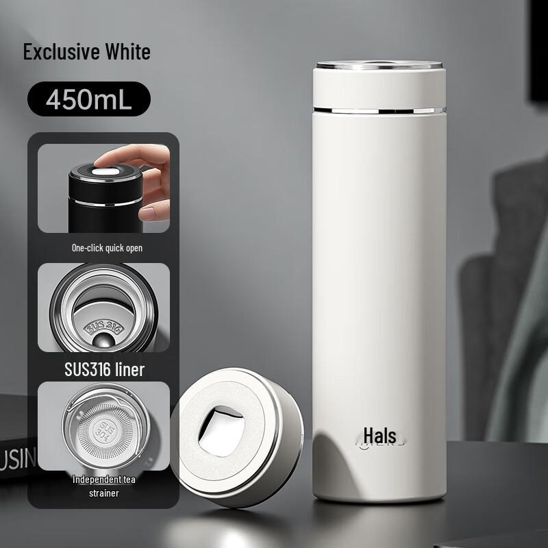 HAERS 316 Stainless Steel Portable Insulated Mug