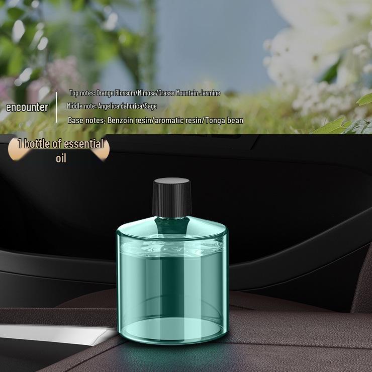 Automatic Car Aromatherapy Humidifier: Starts/Stops with Vehicle