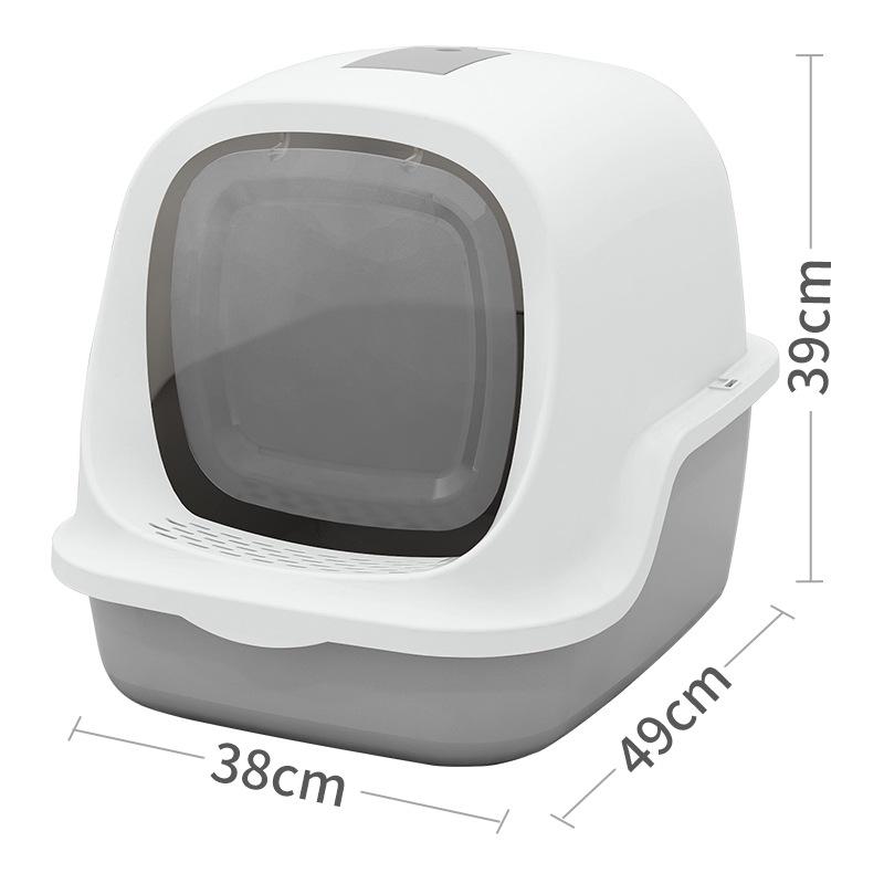 

Туалет для кошек Anti-Splash Full Flip Extra Large Enclosed Extra Large