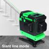 New 3D 12 Green Lines Laser Level+Tripod+Bag 505nm 360 Degree Rotation Auto Leveling Horizontal Vertical Laser Beam for Wall