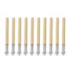 100pcs Pogo Pin Q Head Type 4 Claws Brass Stainless Steel Material Easy Replaceable 5A Rated Current PCB Testing Pins