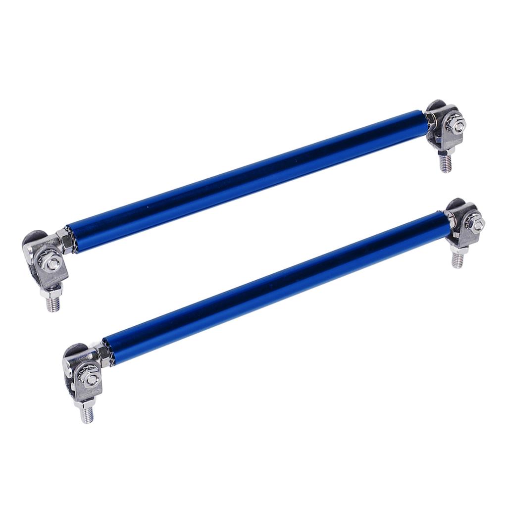 2 Pcs Bumper Lip Diffuser Rod 15cm Stretchable Stainless Steel Splitter Support Tie Pull Bar
