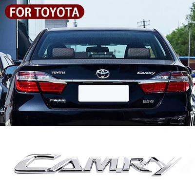 AACT1 For NEW ABS Car Body Trunk Emblem CAMRY Logo Sticker CAMRY 2006-2018 Badge Auto Rear Letter Decal Exterior Accessories