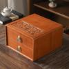 Yipan Bamboo Double-Drawer Pu-erh Tea Cake Box