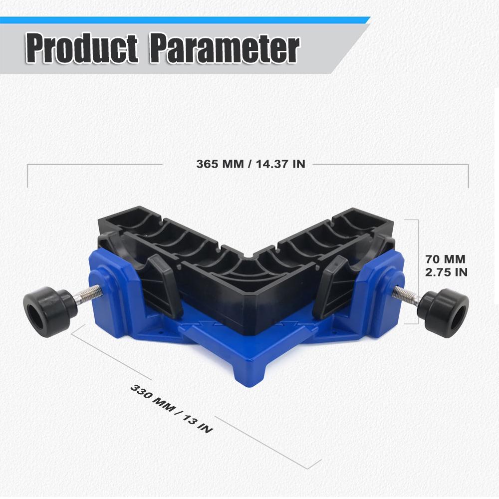 Woodworking Right-Angle Clamp - Corner Clamp for Securing Panels-Right-angle Clamp for Tightening Operations - Woodworking Tool