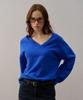 CAMINO V-Neck Basic Knit Blue