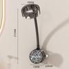 Suction Cup Lazy Hair Dryer Curling Wand Storage Rack Bathroom Toilet Punch-Free Bracket Straight Hair Storage Hair Dryer Rack