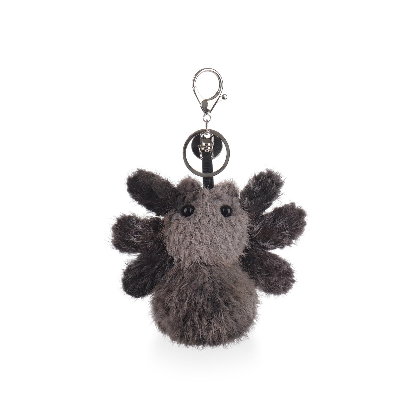 

Apricot Lamb Devil Spider Cute Soft Animal Keychain Plush Suitable for Men and 10cm Toy, Women, Backpack, Wallet, чорний