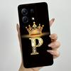 Dla Infinix Note 30 4G 5G Note30 Pro VIP 30i Modne Etui na Telefon z Inicjałami dla Pary Miękki Silikon TPU Osłona Ochronna na Obiektyw