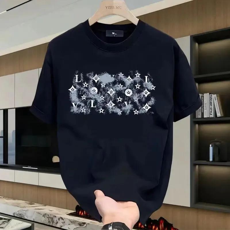 Fashion Brand Print Man T-shirt 2024 Summer Men Tops T Shirt Women Cotton Hip Hop Casual Streetwear Tees Short Sleeve Clothing