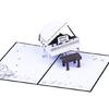 Elegant 3D Piano Celebration Card Distinctive 3D Piano Card for Birthday Parties, Graduations, and Valentines Day