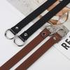2pcs 58cm PU Leather Replacement Handles Bag Strap Handbags Shoulder Straps with Spring Gate Rings for DIY Purses Accessories
